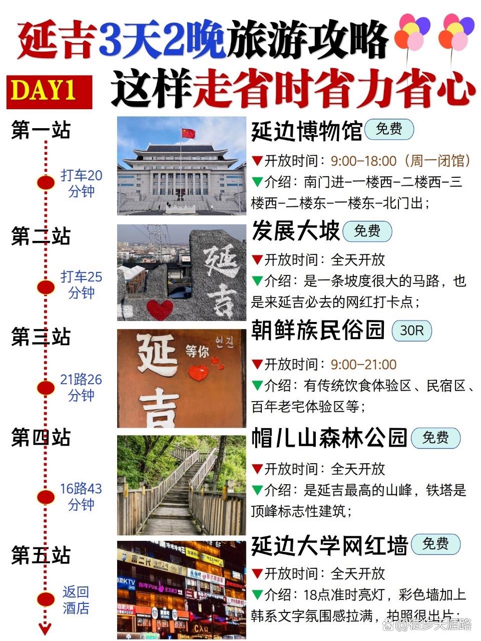 延吉旅游攻略2天(延吉旅游攻略2天大连旅游景点有那些)